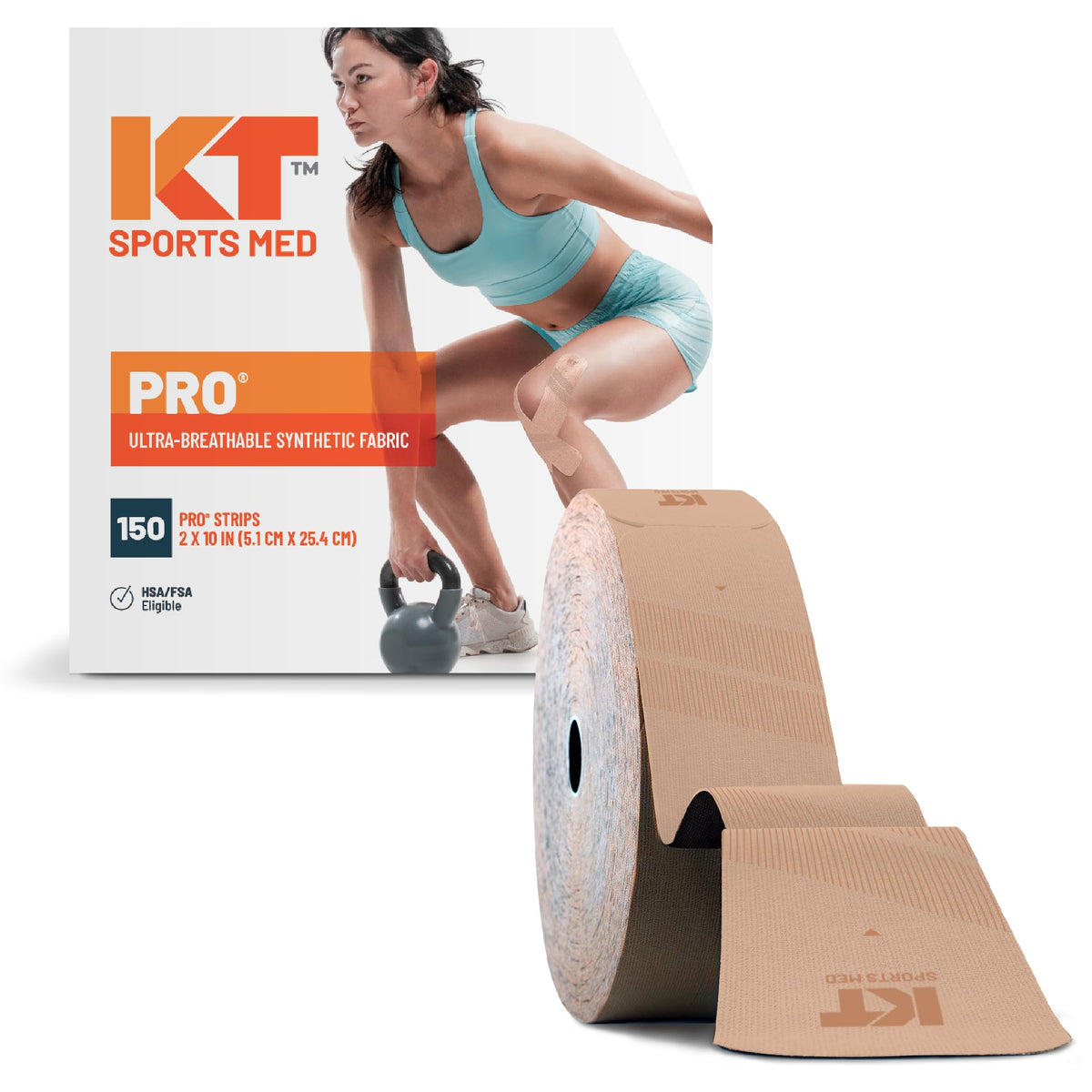 KT Tape PRO Synthetic Elastic Kinesiology Athletic Tape 150 - KT Tape Official Imagery - 8