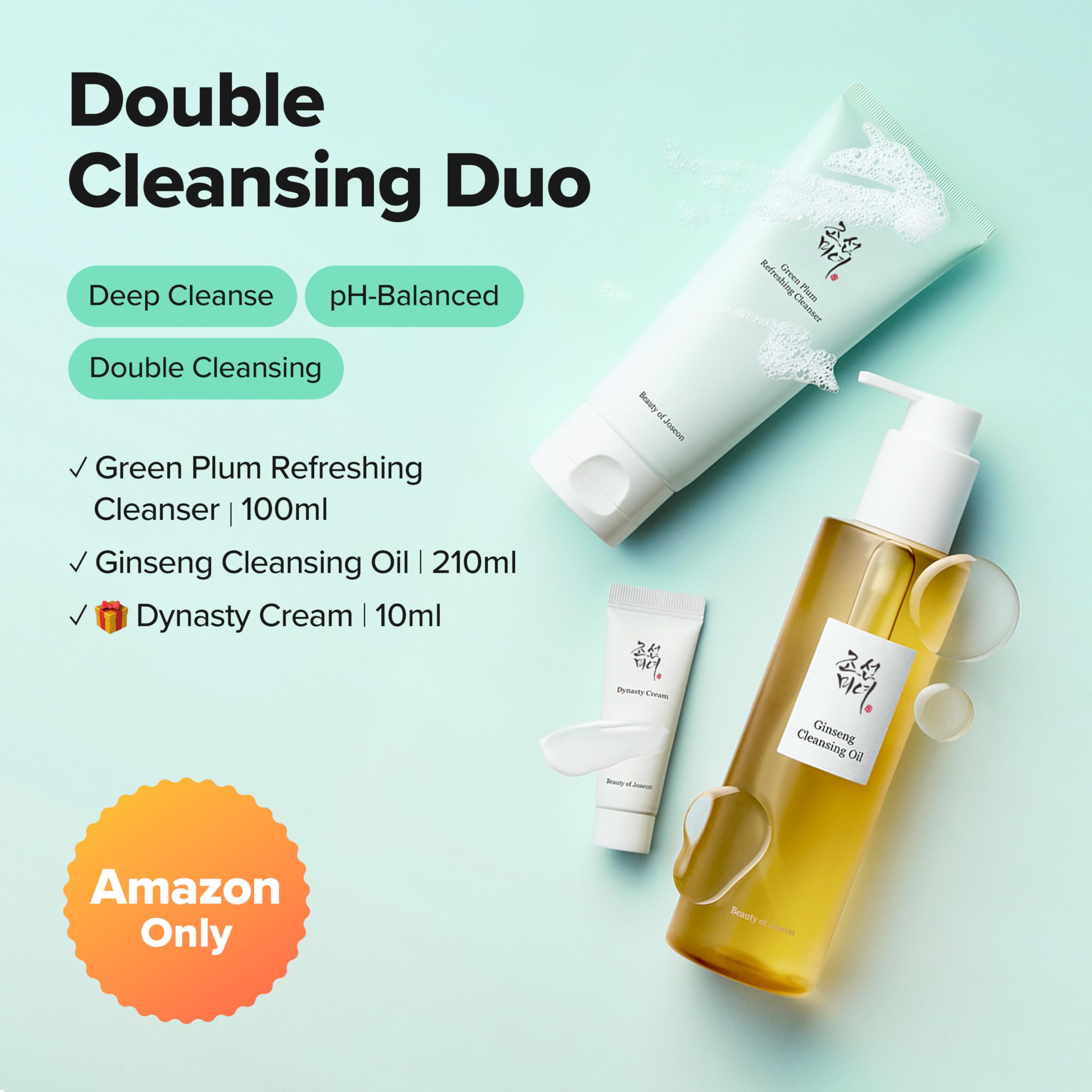 Beauty of Joseon Double Cleansing Duo With Glass Skin Moisturizer Gift - Daily - Beauty of Joseon Official Product View 3