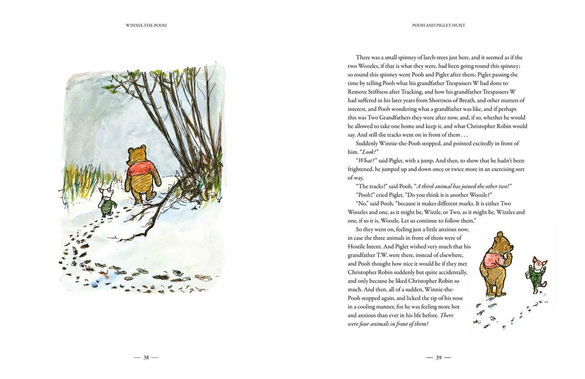 Winnie the Pooh The Complete Collection of Stories and Poems - by             
		   A. A. Milne     
       			(Author),  
       	 
	            
		   E. H. Shepard     
       			(Illustrator) 
       	             Format: Hardcover Official Imagery - 6