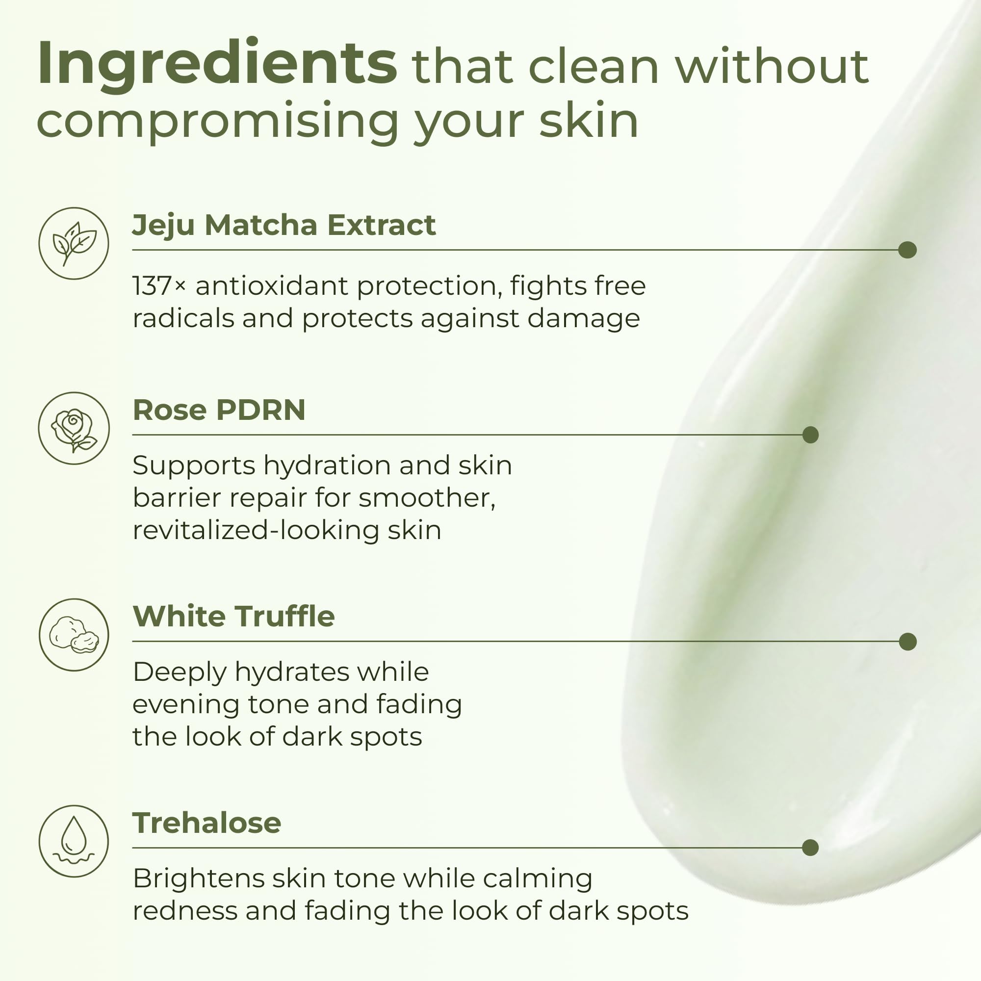 Matcha PDRN Korean Anti Aging Firming Moisturizer Dark Spot - VELVENTE Official Imagery - 5