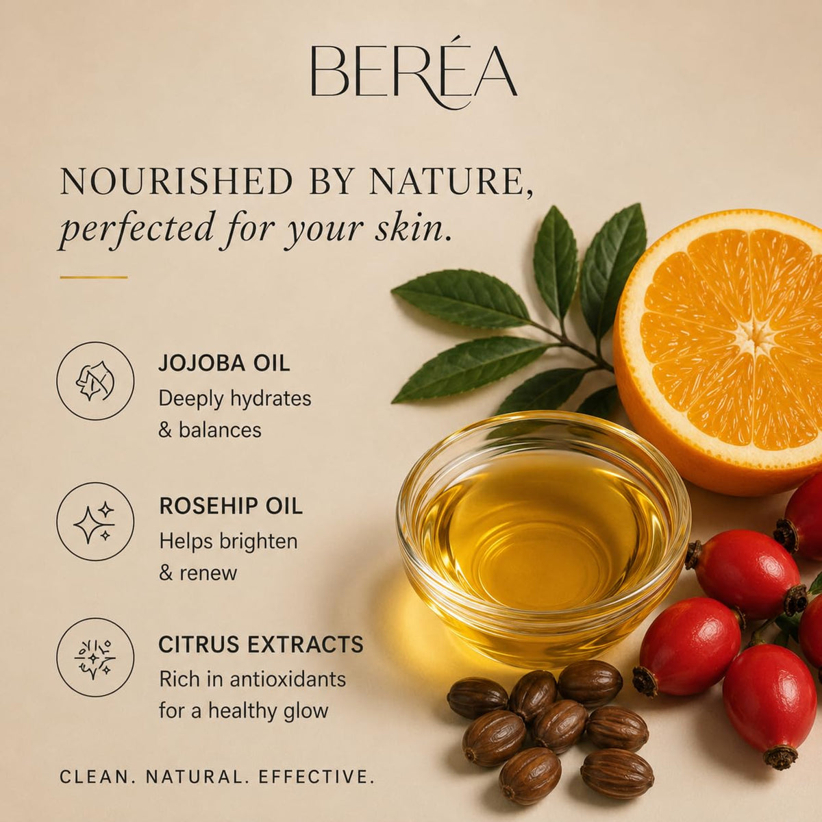 Citrus Renewal Facial Oil - Beréa Official Imagery - 3