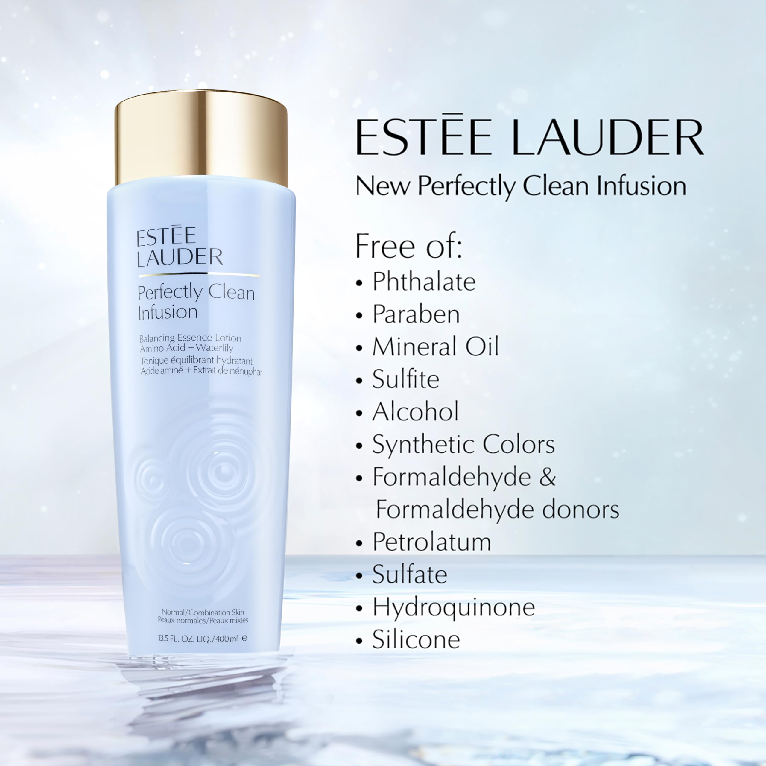 Est e Lauder Perfectly Clean Infusion Balancing Skin Essence - Premium Selection Official Imagery - 3