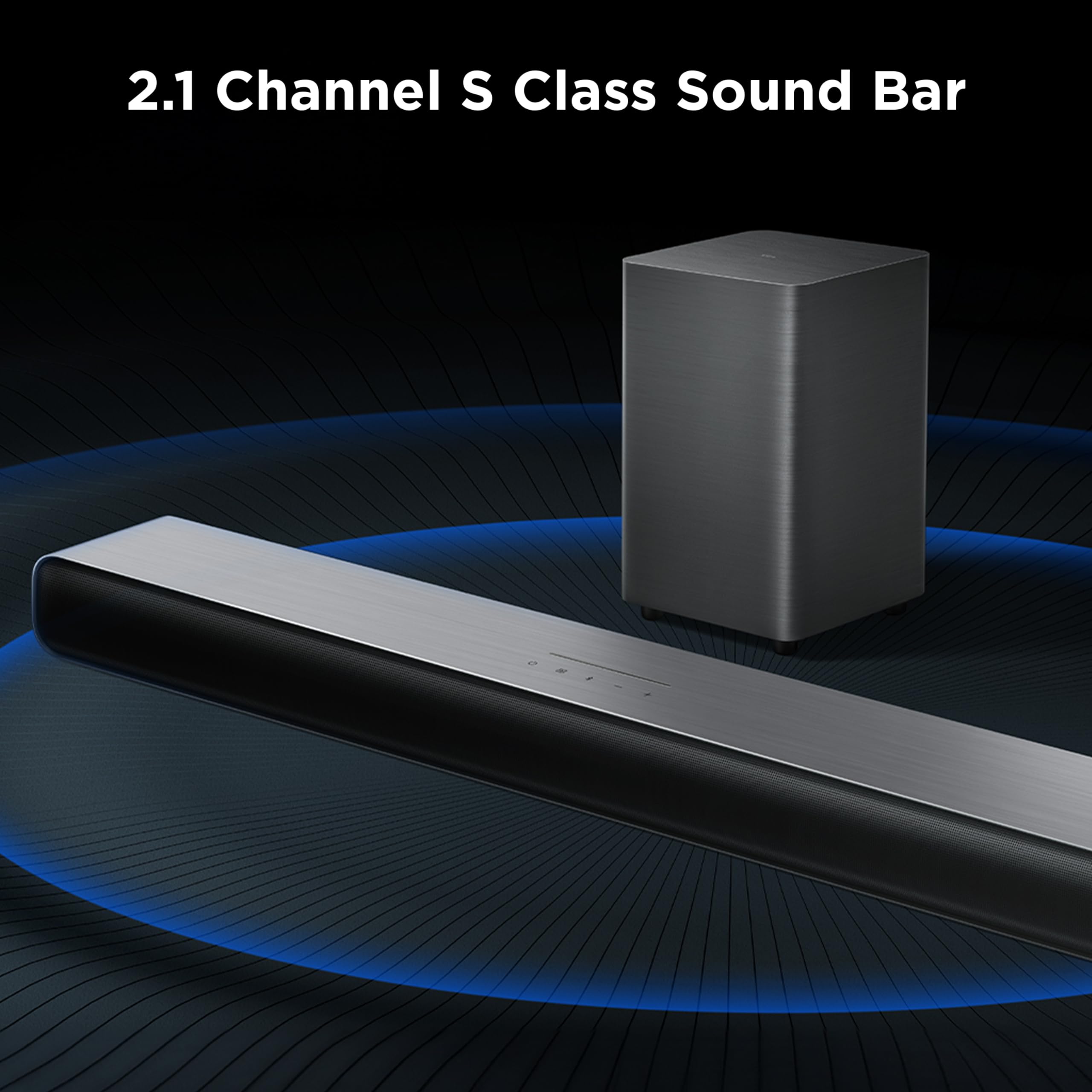 TCL S55H 2.1 Sound Bar with Wireless Subwoofer for Smart TV | Dol by TCL - Angle View 2