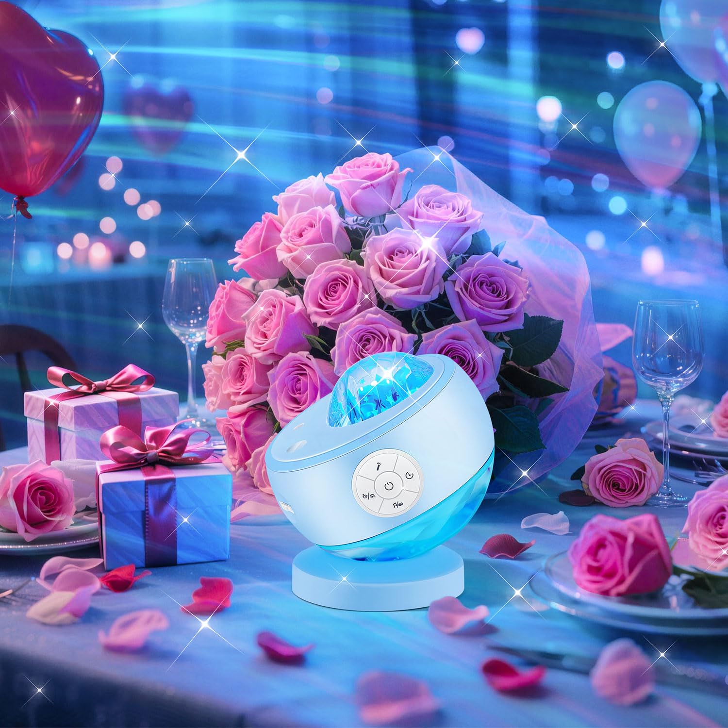 Staryou Iceberg Northern Lights Projector, Blue Galaxy Projector - Staryou Official Product View 5