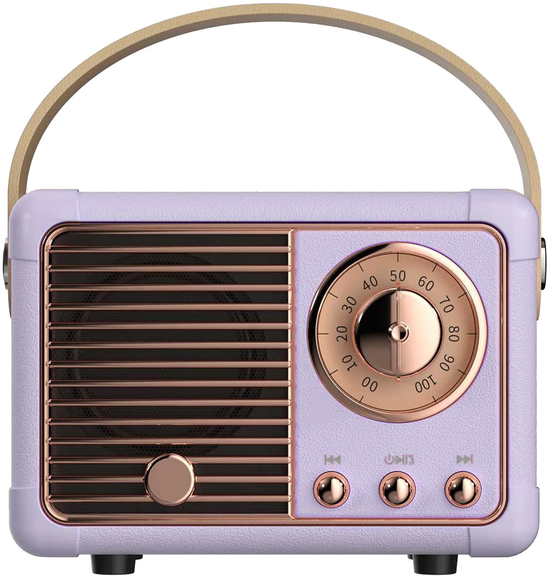 Baolira Retro Bluetooth Speaker, Gifts for Teen Girls Women, Purple De - View 1