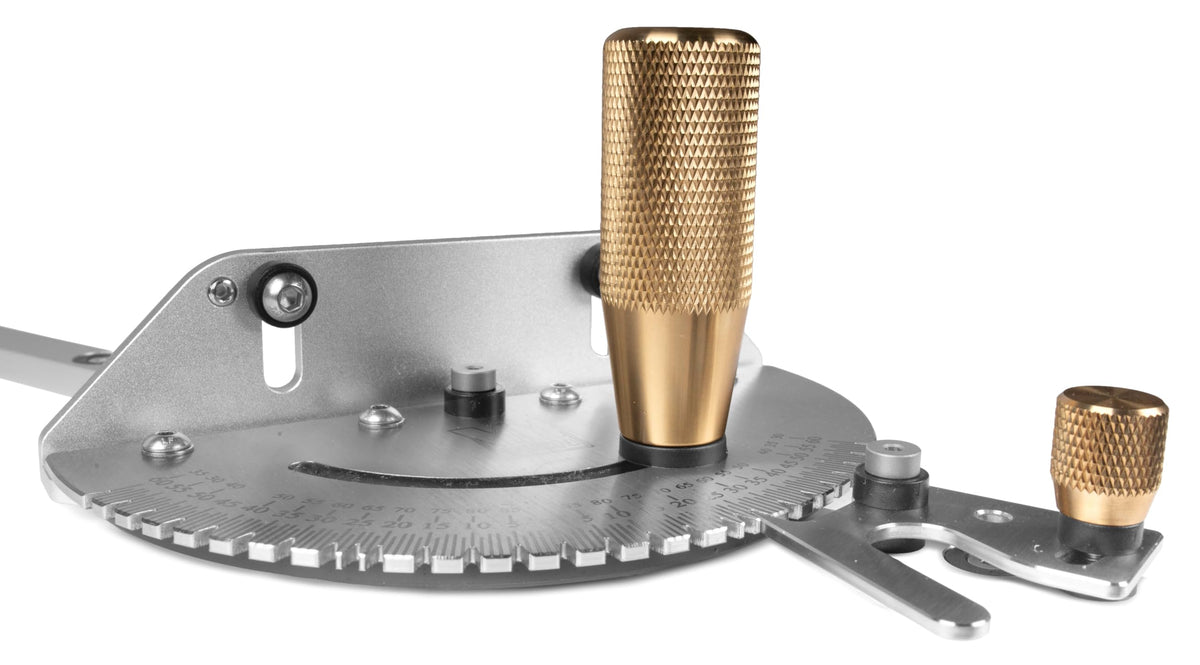 WEN Steel and Brass Premium Miter Gauge 27 Angle Stops for - WEN Official Imagery - 7