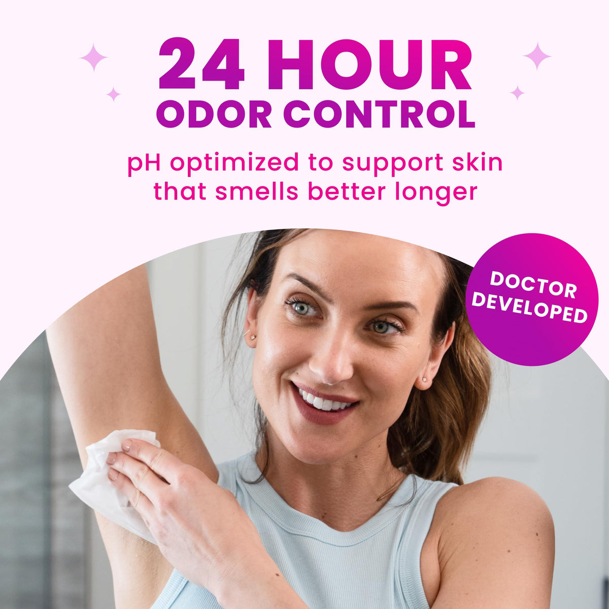 Lume Acidified Deodorant Wipes - Lume Official Imagery - 3