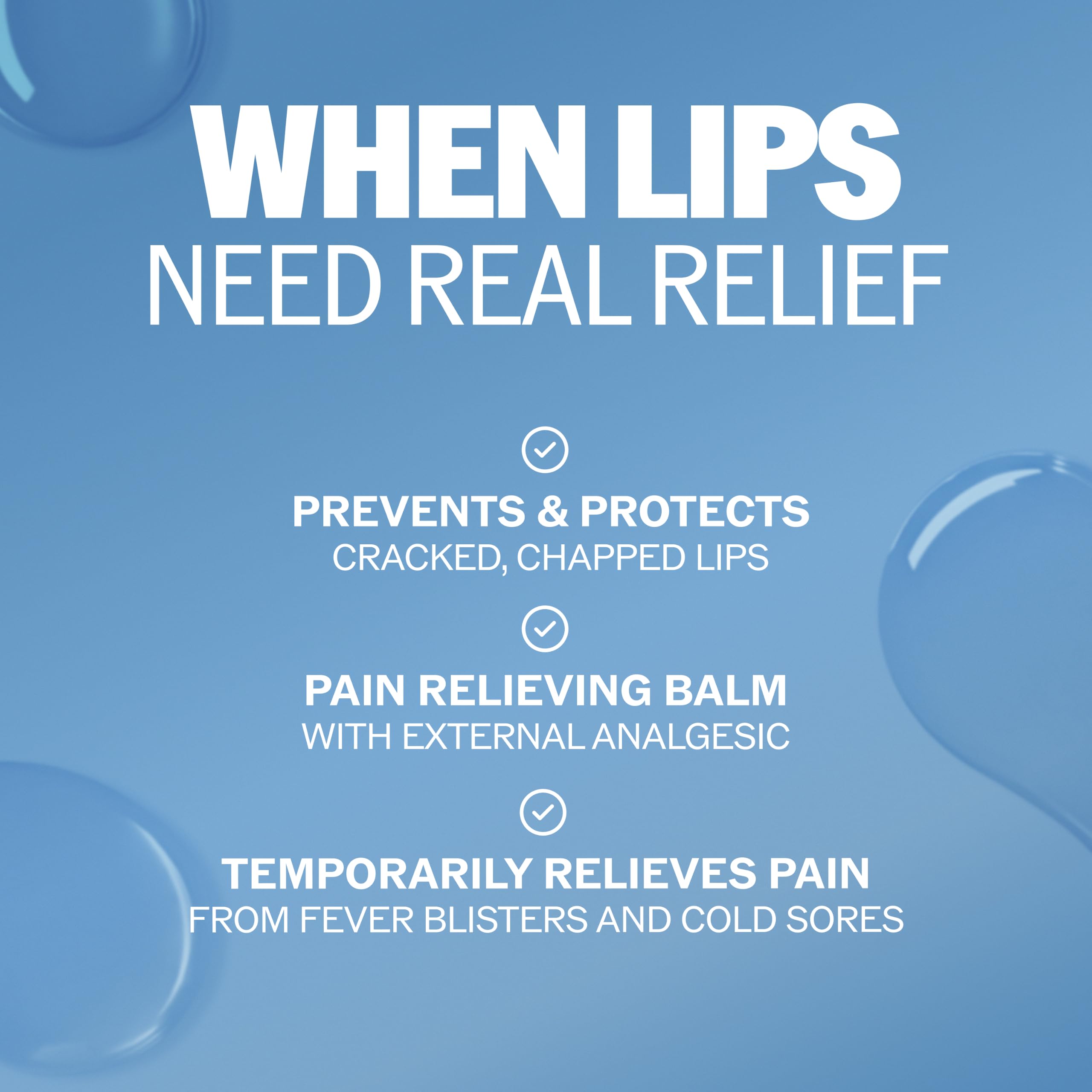 ChapStick Medicated Lip Balm 3-Pack | Cold Sore Relief