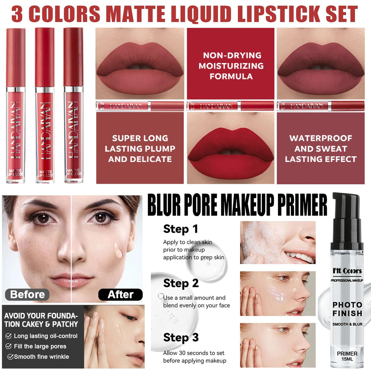 All in One Makeup Kit for Women Full Kit Travel Make Up Gift - NUIBO Official Imagery - 5