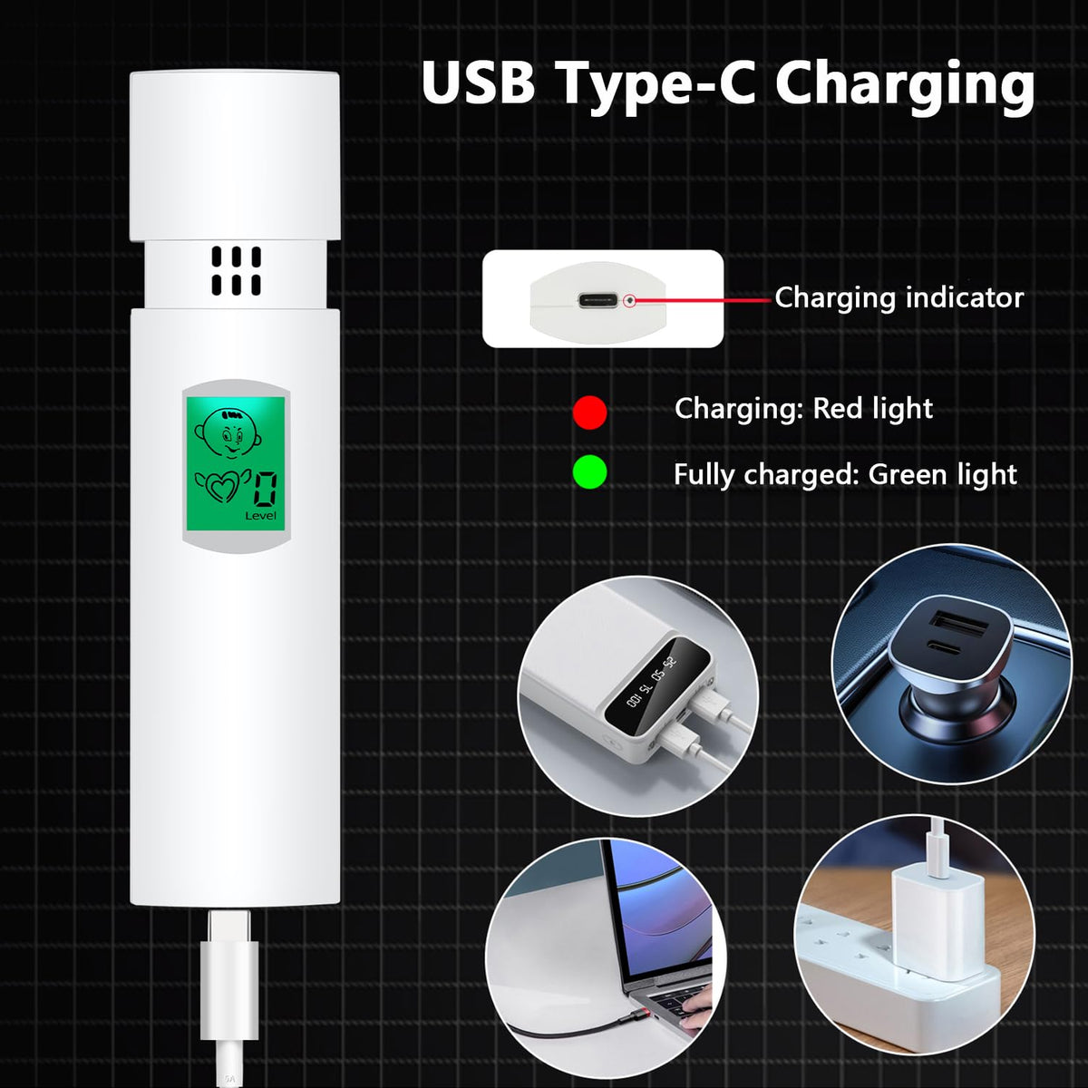 Bad Oral Breath Detector USB Rechargeable Oral Odor Breath - Aunnhon Official Imagery - 6