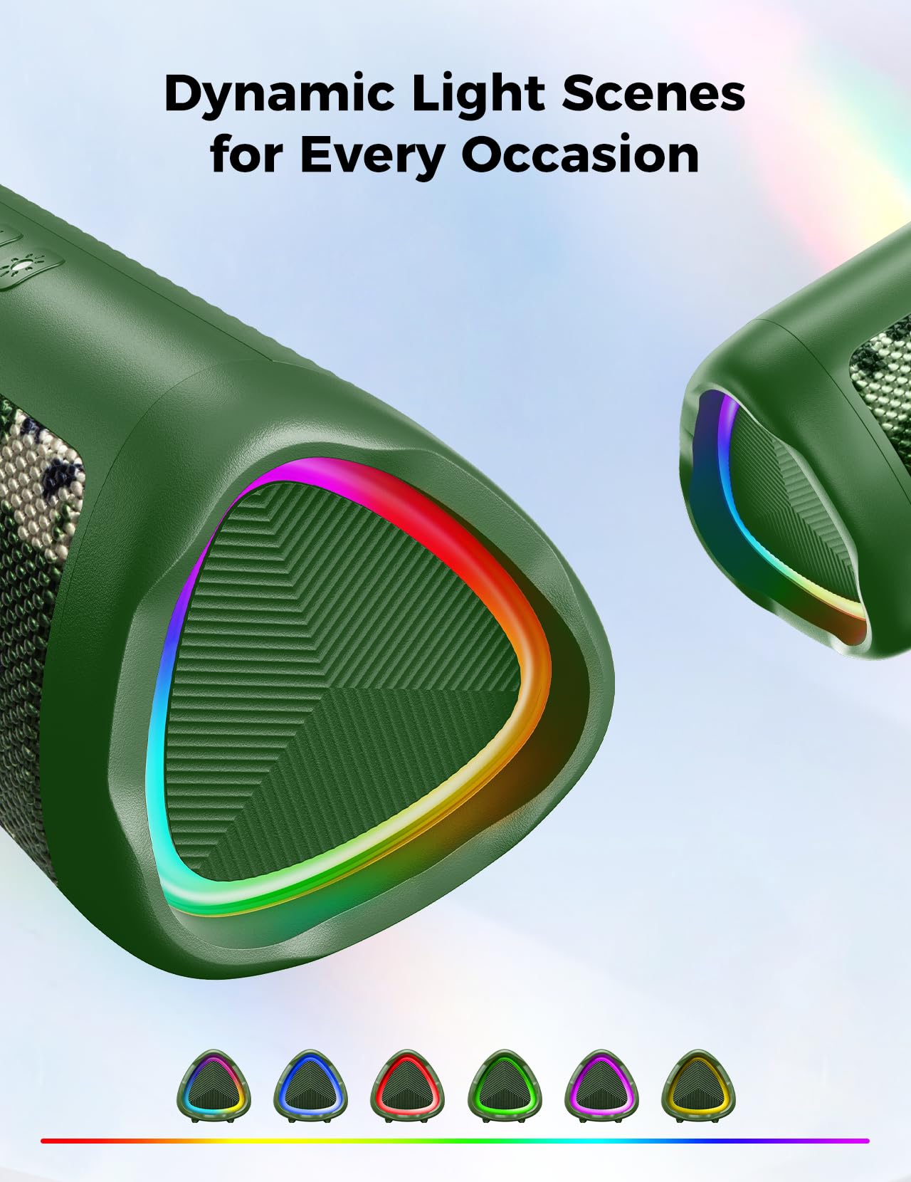 BolaButty Bluetooth Speaker, 20W HD Sound, Portable Wireless, IPX5 Waterproof, U - BolaButty Official Product View 3