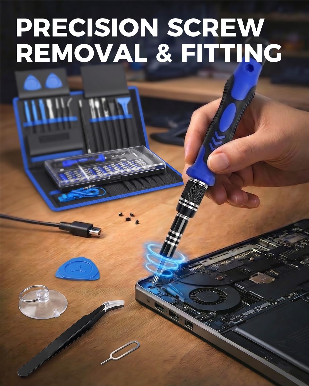 80 IN 1 Professional Computer Repair Tool Kit, Precision Screwdriver Set