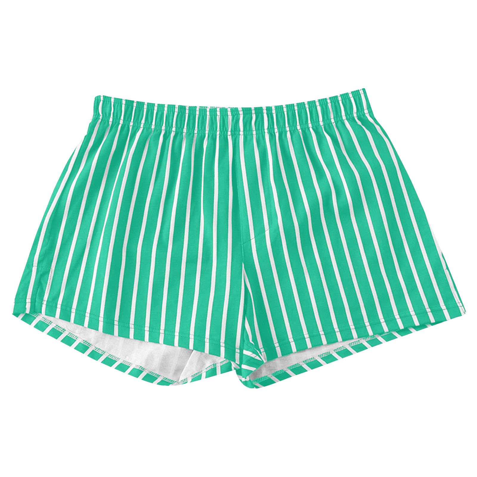 Striped Cotton Underwear for Men Casual Loose Fit Boxer Briefs Soft Co - View 8