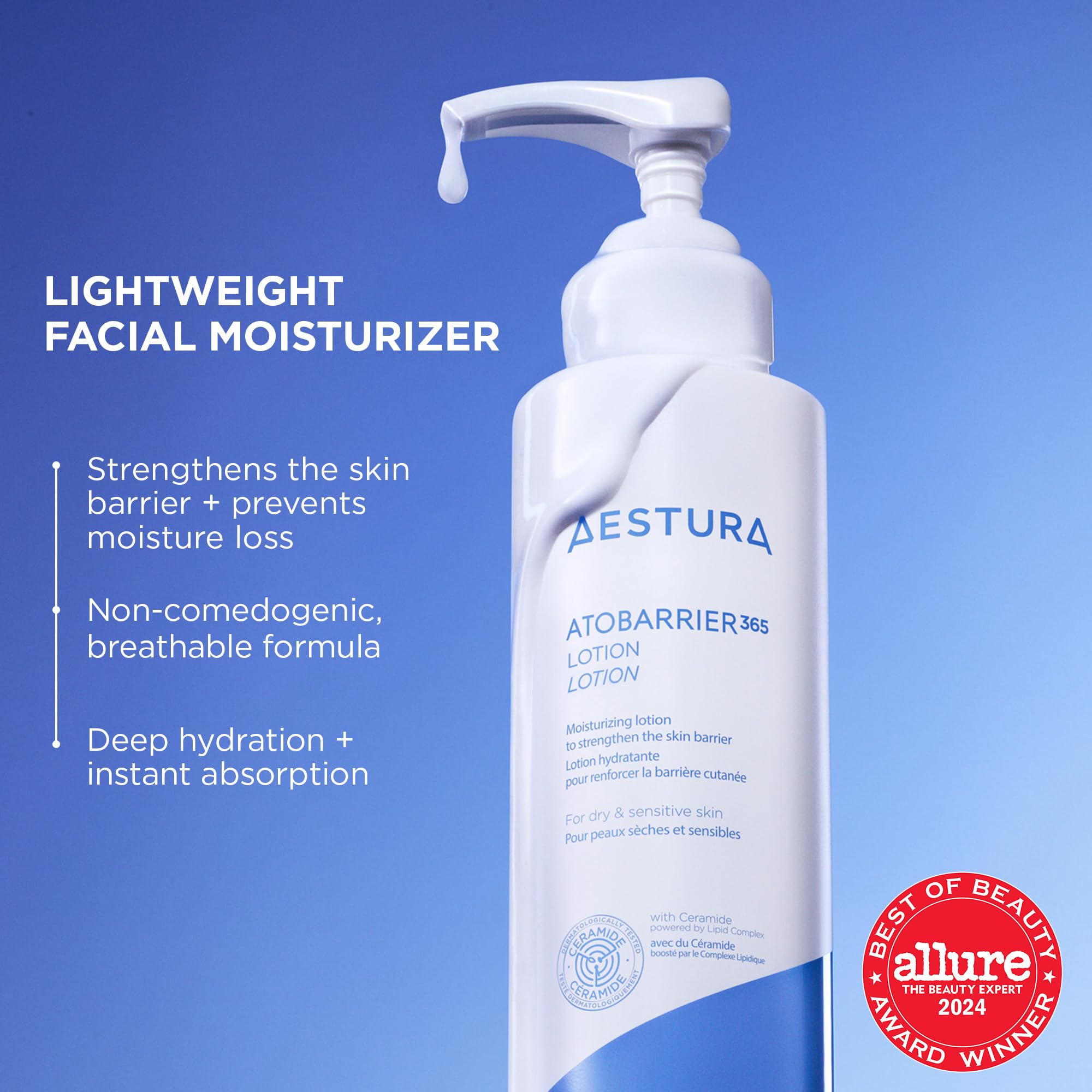 AESTURA ATOBARRIER365 Lightweight Korean Face Moisturizer with Ceramides - - AESTURA Official Product View 3