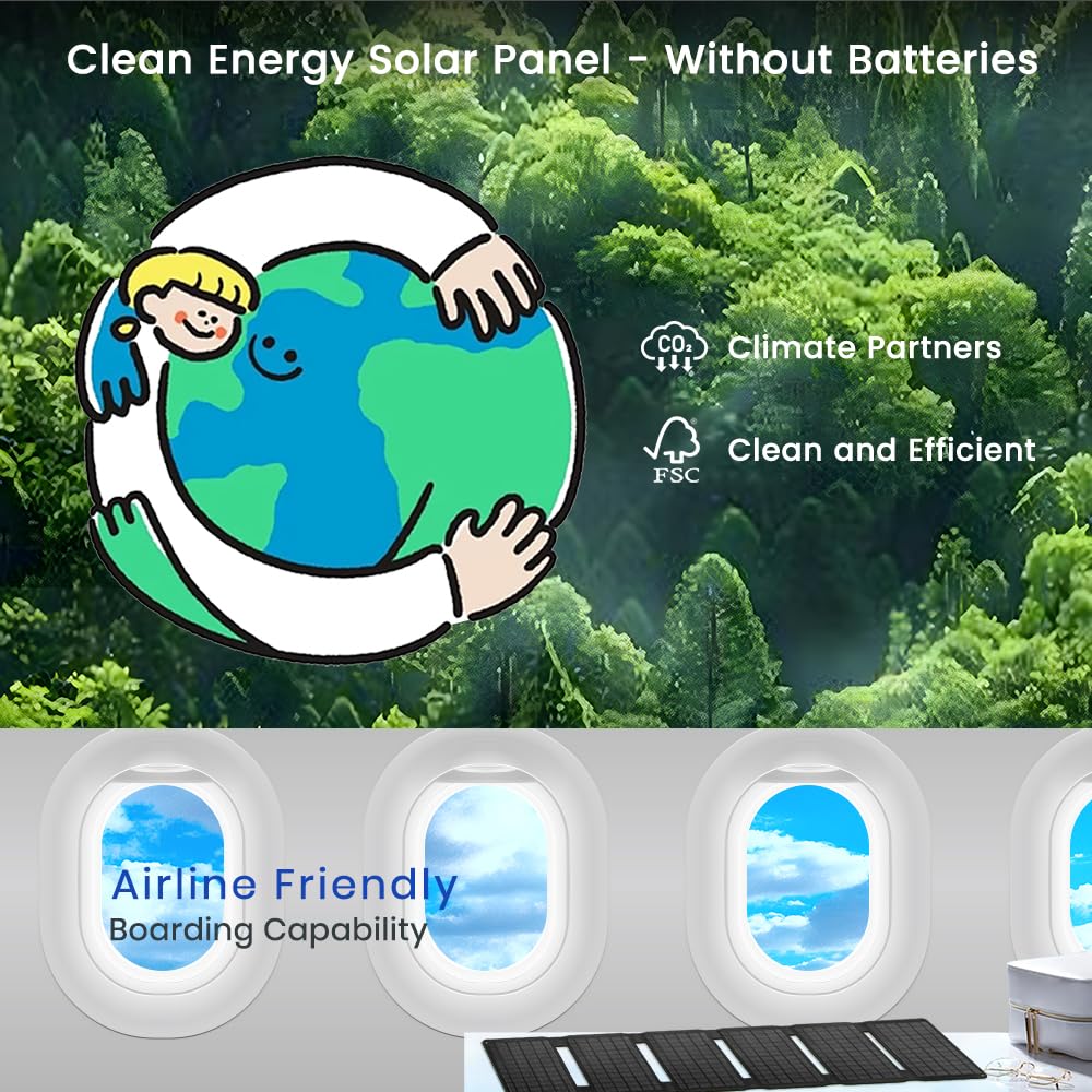 FlexSolar 40W Foldable Solar Panel Charger USB C USB A DC - FlexSolar Official Imagery - 7
