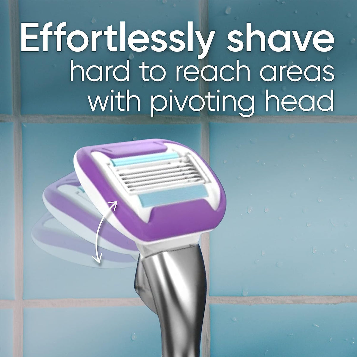 Gillette Venus Deluxe Smooth Platinum Razors for Women 1 - Gillette Venus Official Imagery - 6