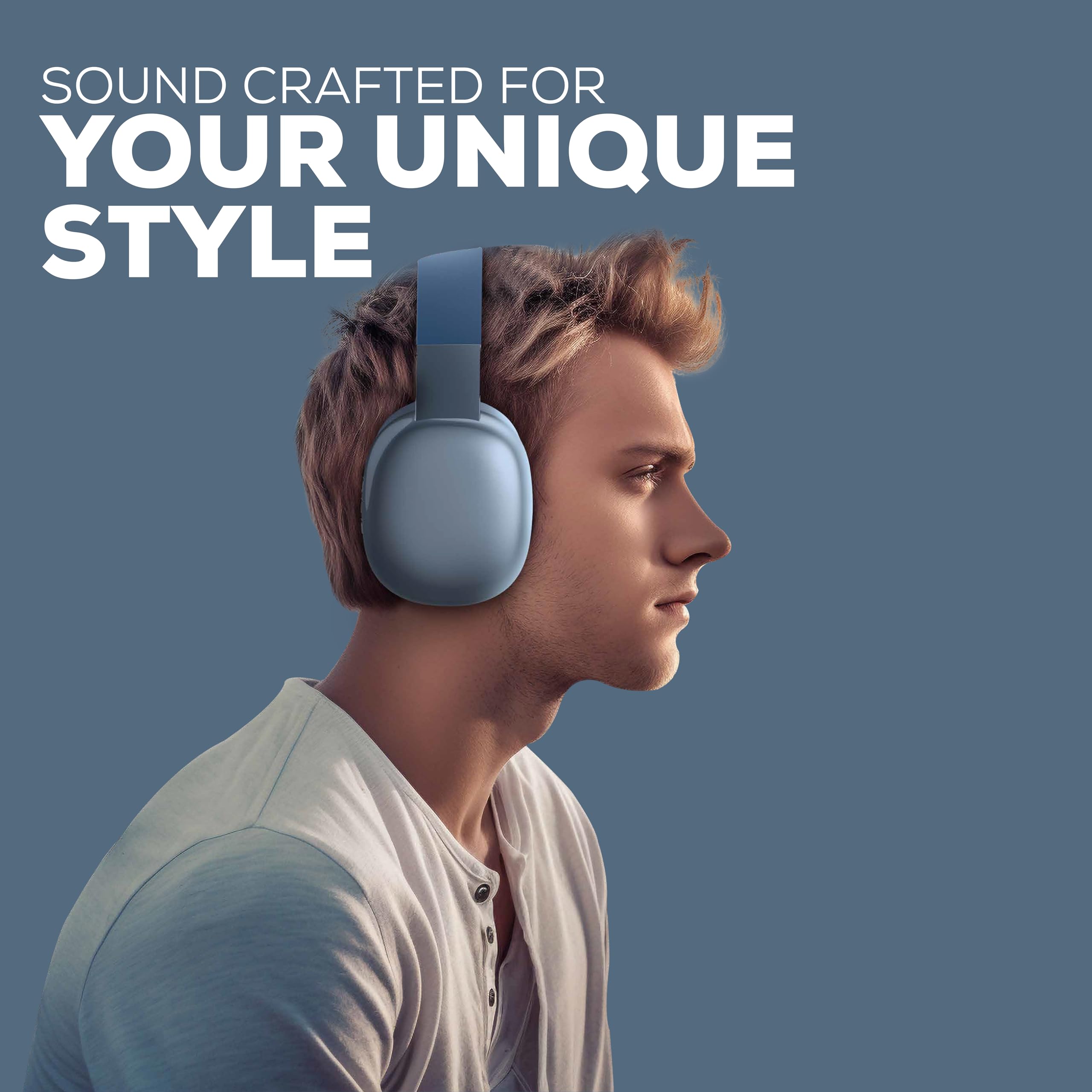 Gabba Goods Wireless Over Ear Bluetooth Headphones with Microphon - Gabba Goods Official Product View 4