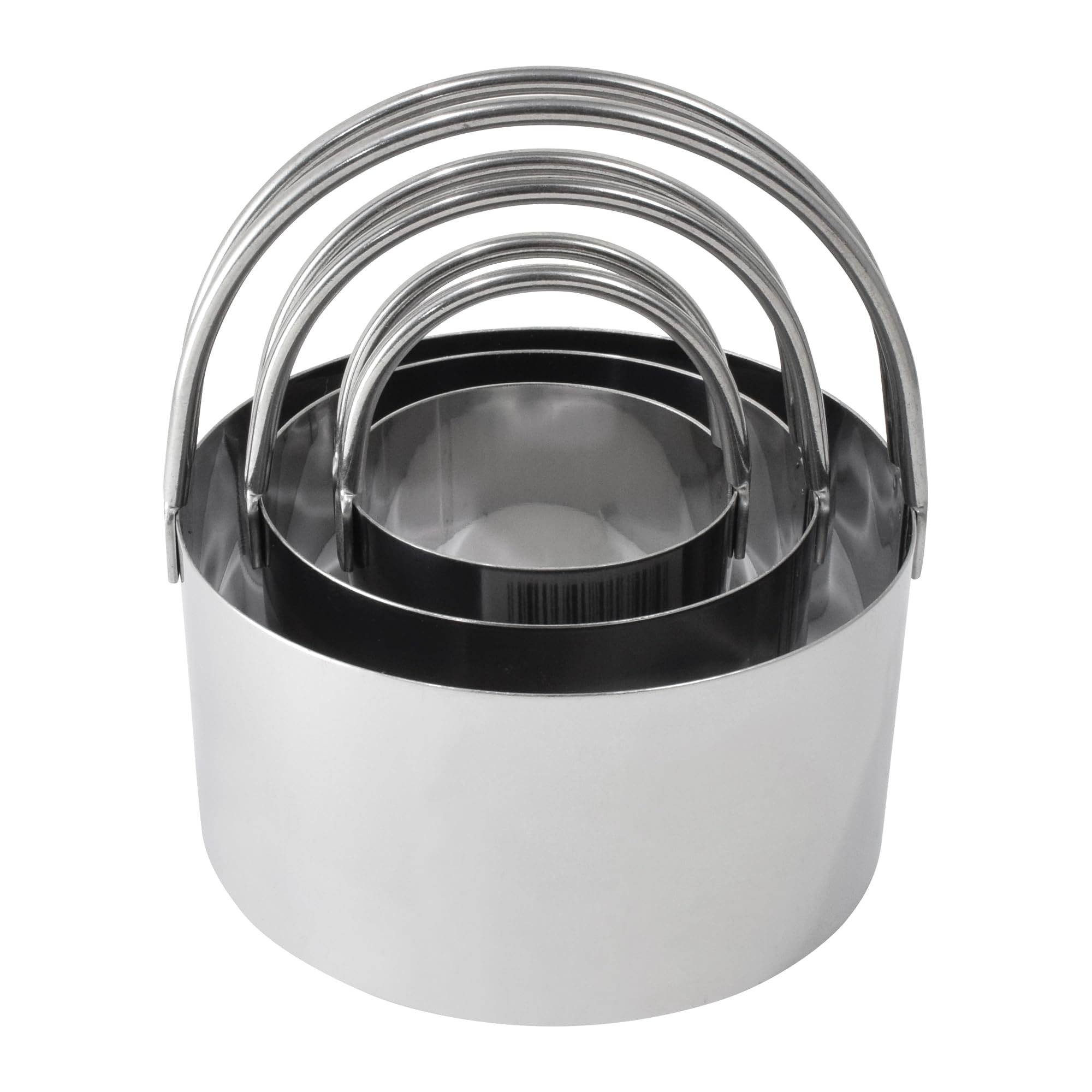 R&M Round Biscuit Cutter Set 5-Piece – Stainless Steel Pastry & Cookie - View 7