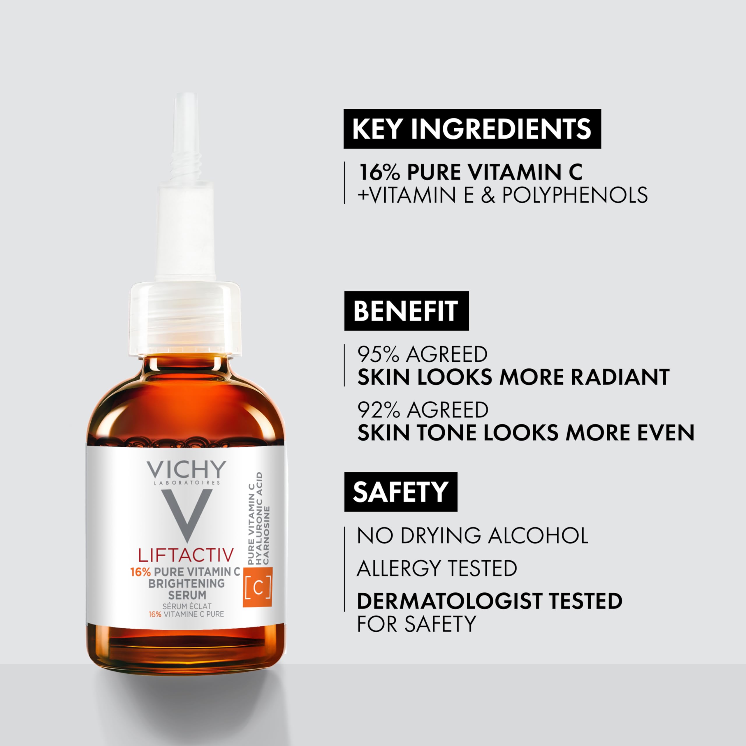 Elefair Tech Vichy LiftActiv Vitamin C Anti - Aging Serum for Face with 16% Pure Vit - Elefair Tech Official Product View 5