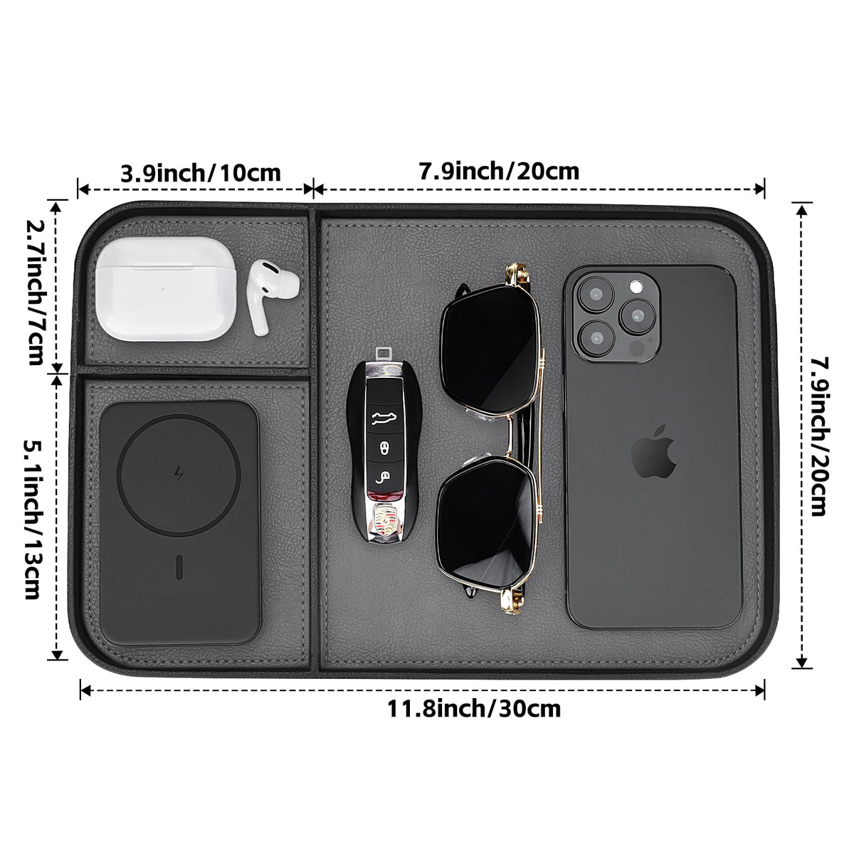 SENEN Leather Tray Stylish and Organized Multifunctional - SENEN Official Imagery - 3