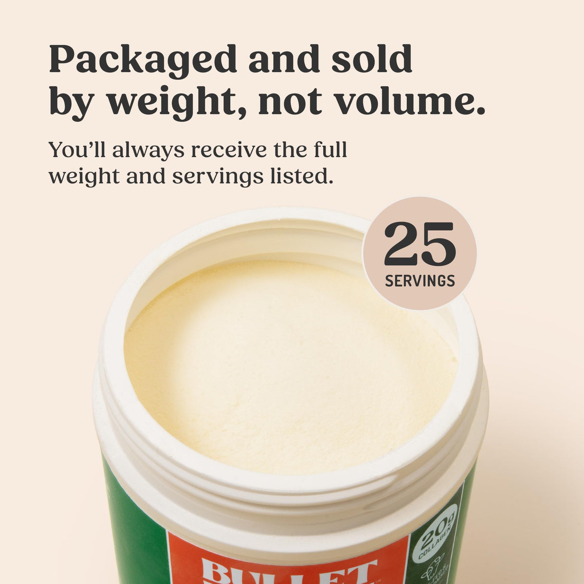 Bulletproof Unflavored Collagen Peptides Protein Powder 17 6 - Bulletproof Official Imagery - 7