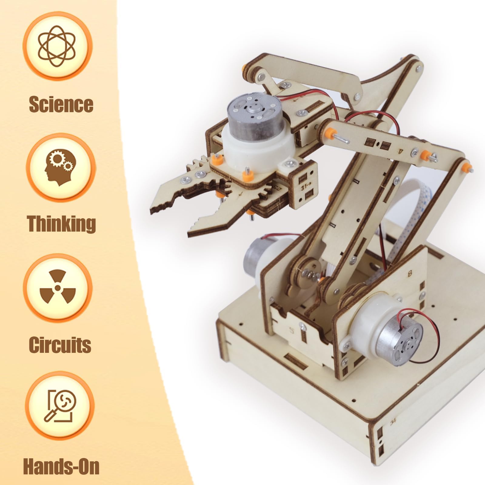 ANNISOKA Robot Arm Kits Robotics for Kids Ages 8-12-14-16 Teens A by ANNISOKA - Angle View 3