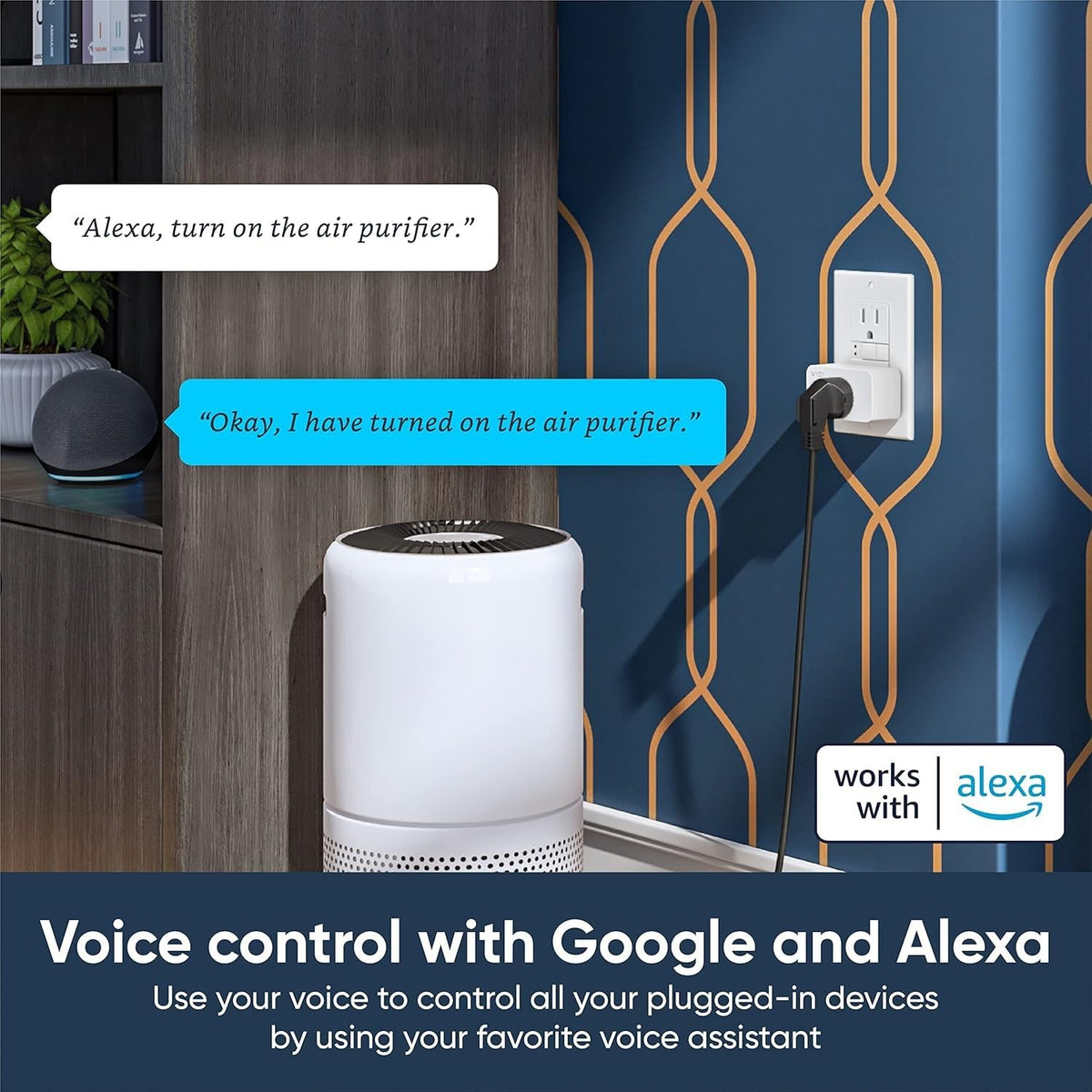 Wyze Smart Plug 2 4GHz Wi Fi Outlet Certified for Humans 2 - Wyze Lifestyle Official Imagery - 4