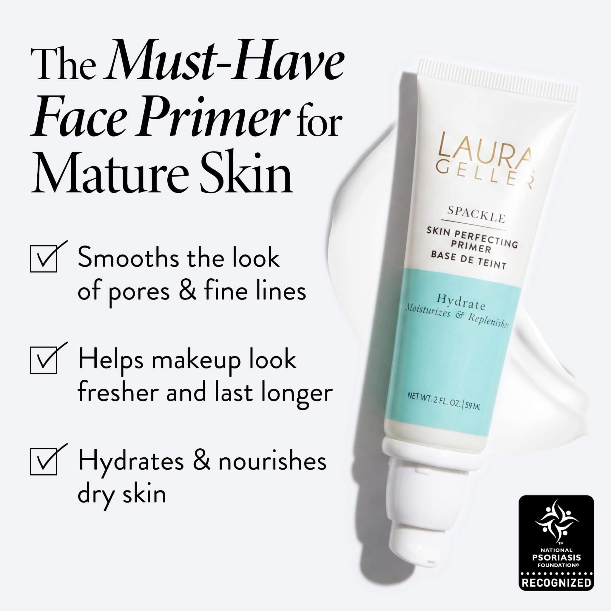 LAURA GELLER Spackle Makeup Primer Hydrate 2 Fl Oz