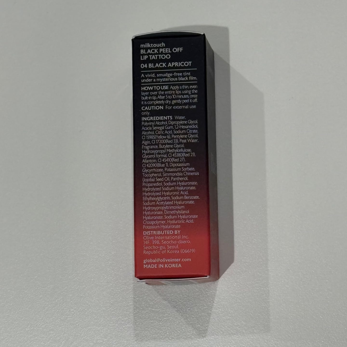 MILKTOUCH Black Peel Off Lip Tattoo - Long-Lasting Matte Lip, Waterpro - View 9
