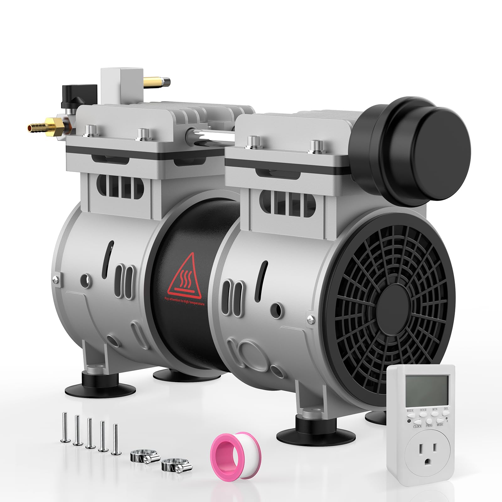 AZZUNOX 8.2CFM Pond Aerator Pump, Pond & Lake Aeration System for - AZZUNOX Official Product View 1