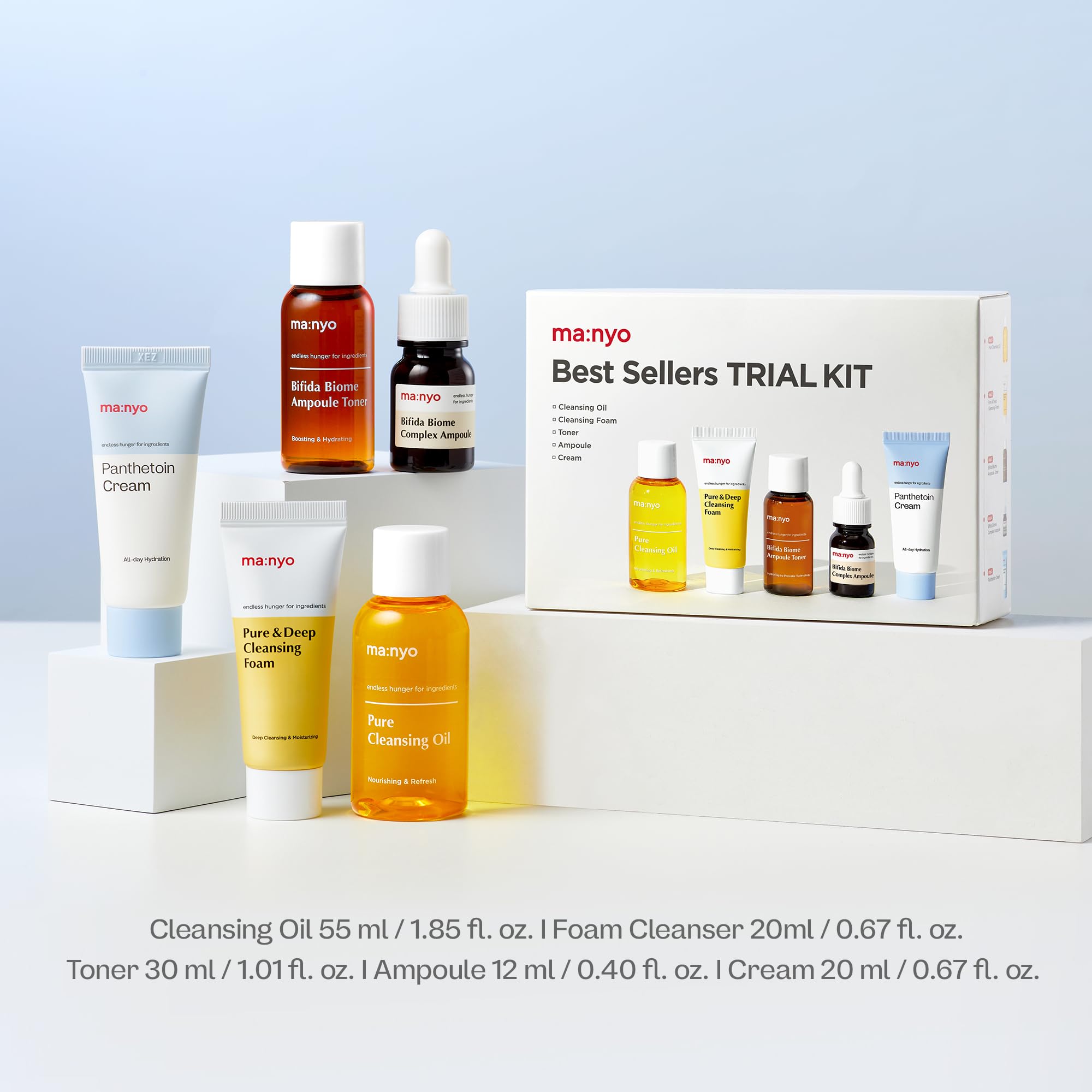 MANYO Best Sellers Kit, Korean Skin Care Set & Trial Gift Set - ma:nyo Official Product View 7