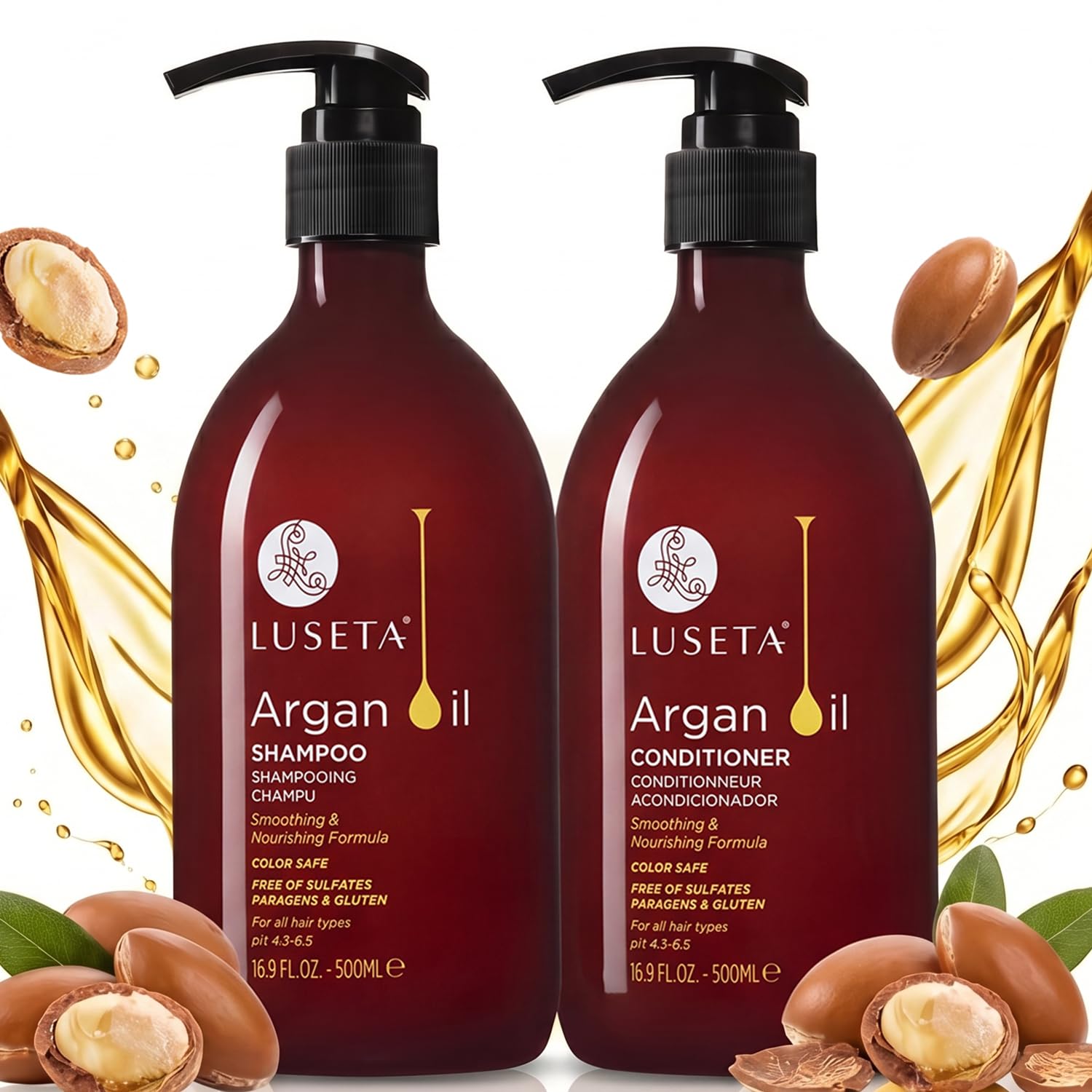 L LUSETA Luseta Biotin & Collagen Shampoo and Conditioner Set for Thinning Hair - L LUSETA Official Product View 10