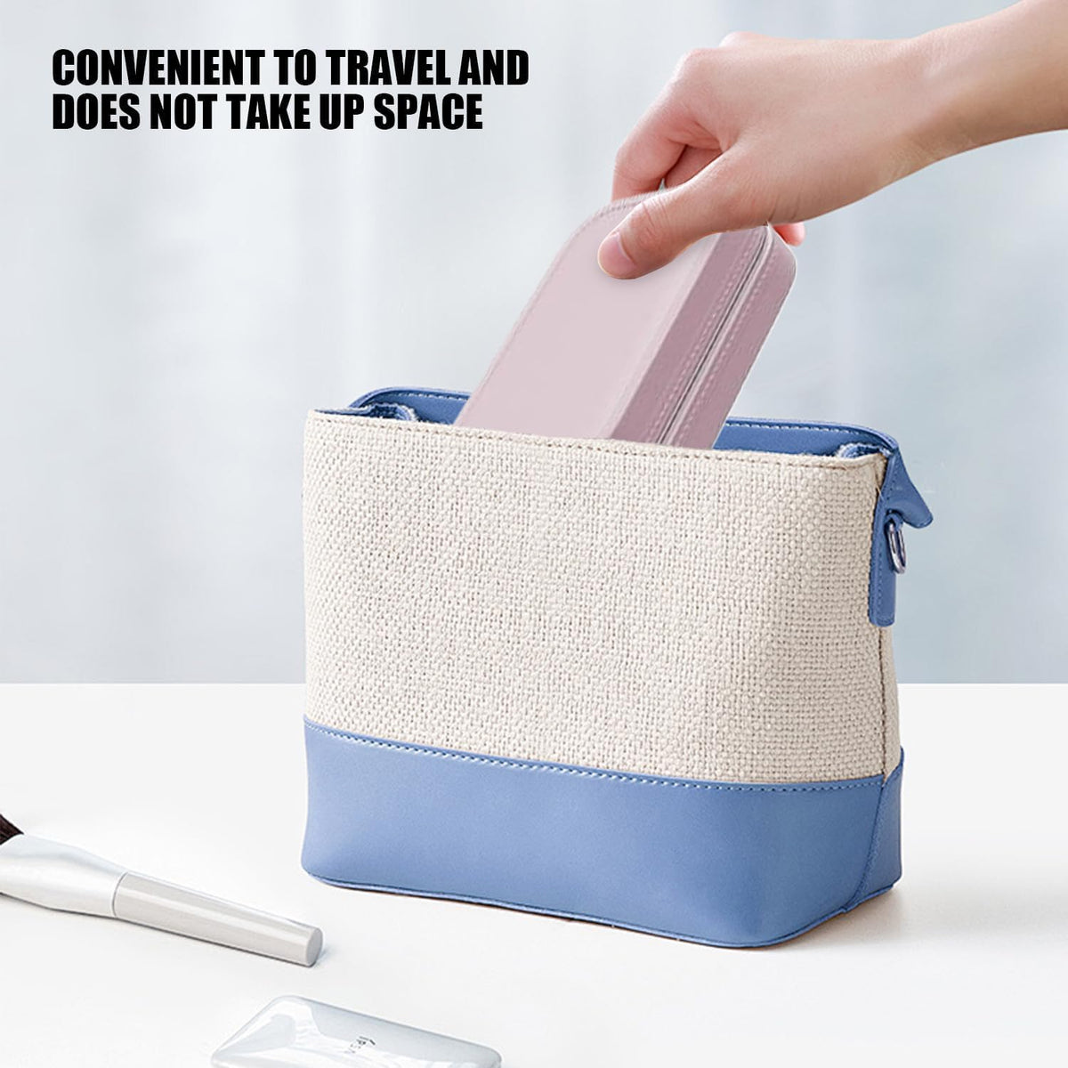 Ujicde Travel Makeup Bag with LED Mirror 3 Colors Modes LED - Ujicde Official Imagery - 8