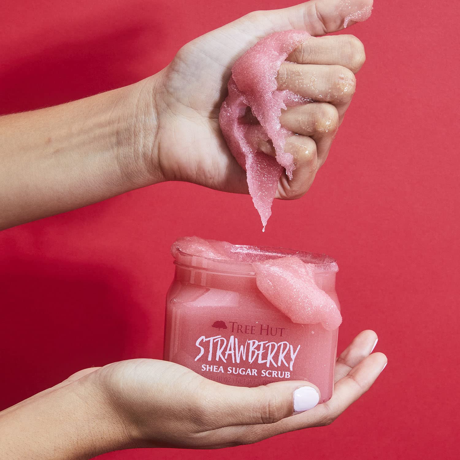 Tree Hut Strawberry Shea Sugar Scrub, Exfoliating, Hydrating & Moisturizing - Tree Hut Official Product View 4