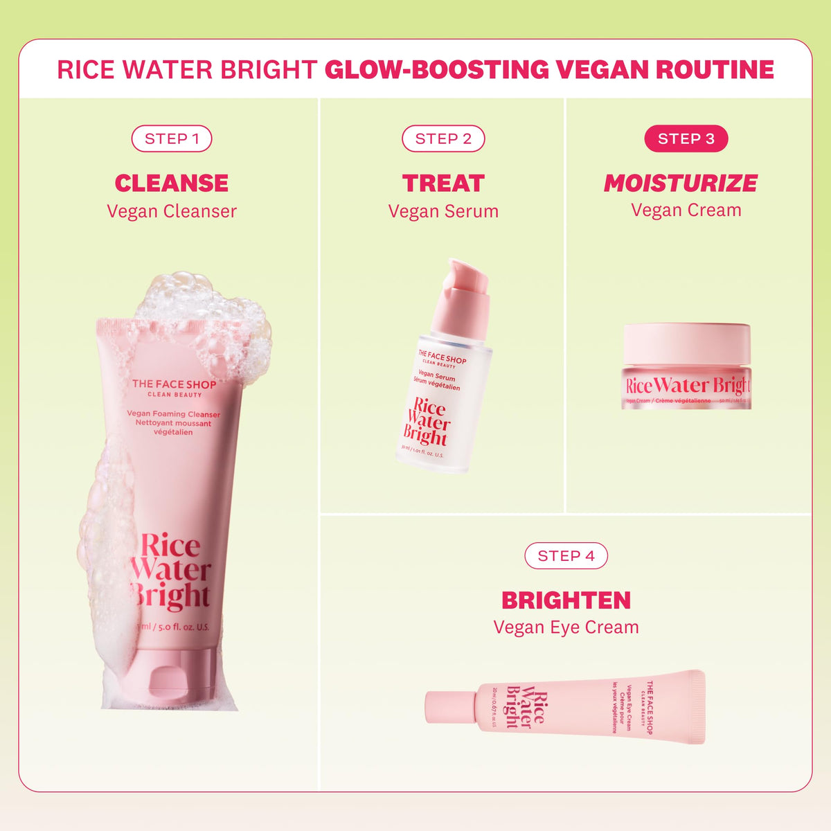 The Face Shop Rice Water Bright Vegan Cream - The Face Shop Official Imagery - 8