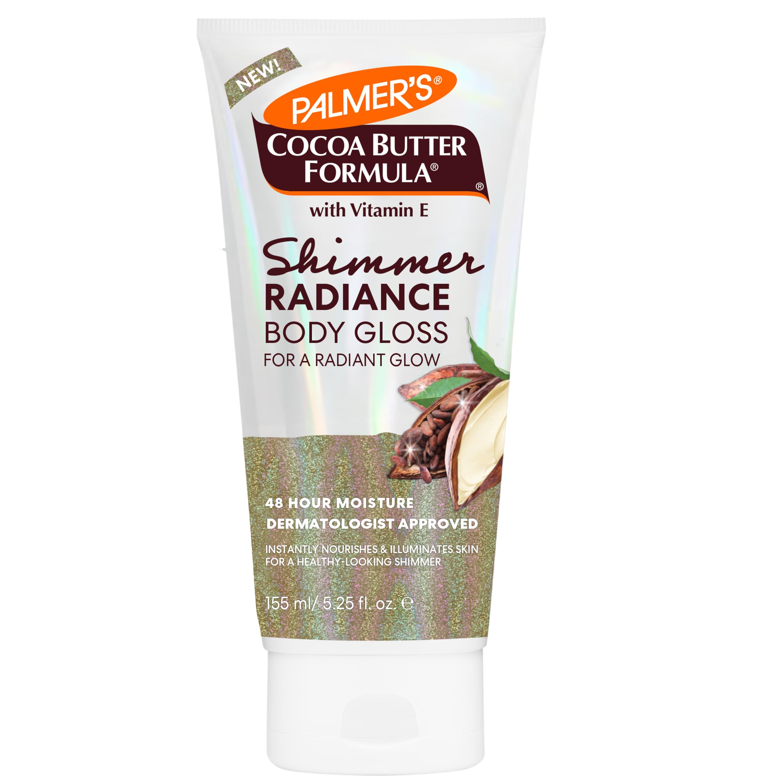 Palmer's Shimmer Body Lotion Cocoa Butter Formula with Vitamin E - Product Imagery