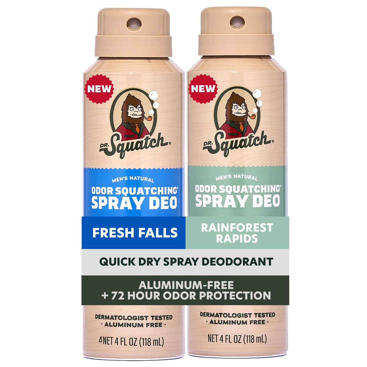 Dr Squatch Spray Natural Deodorant Men Aluminum Free - Dr. Squatch Official Imagery - 2