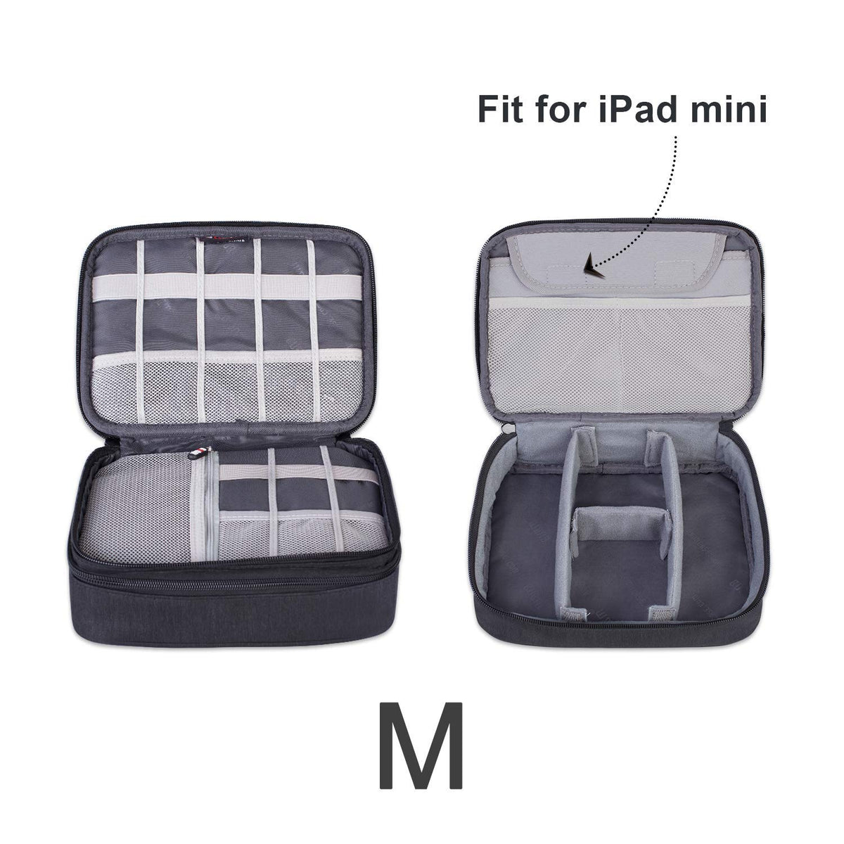 BUBM 3pcs Double Layer Electronic Organizer Travel Gadgets - BUBM Official Imagery - 6