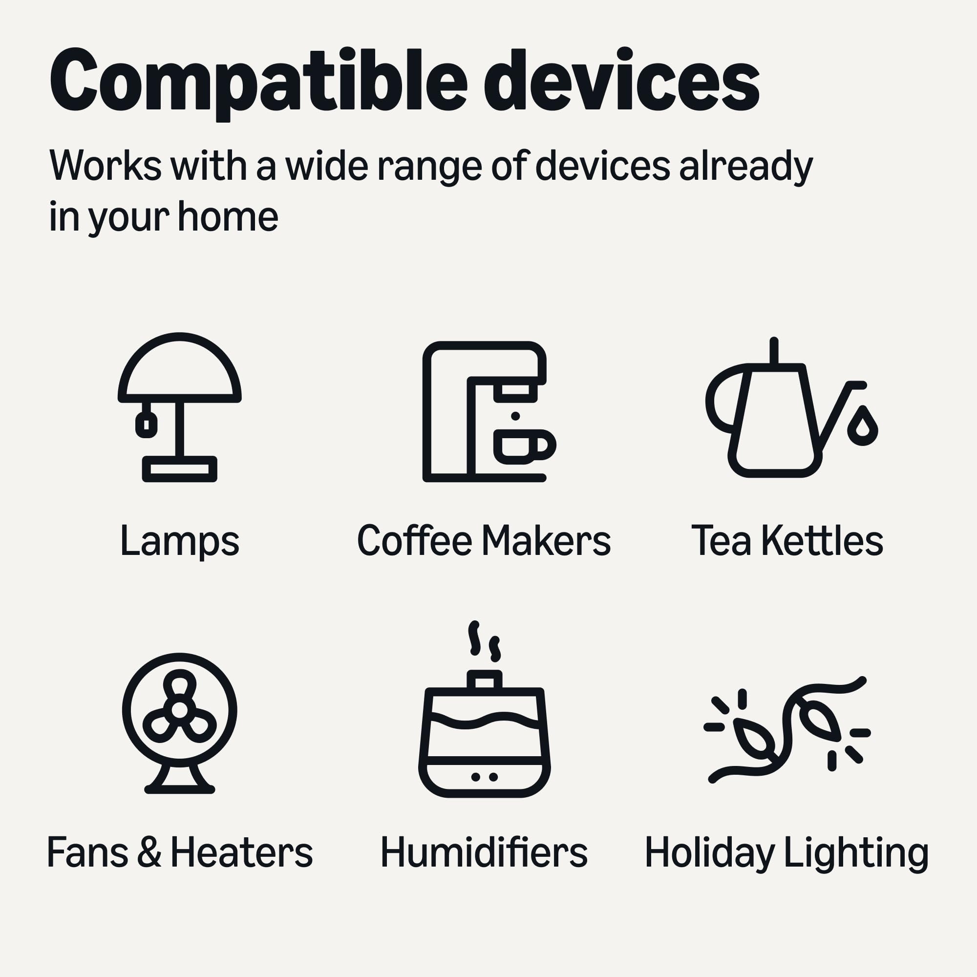 Amazon Basics Smart Plug, Works with Alexa Only, Voice Control, Remote APP Contr - Amazon Basics Official Product View 6