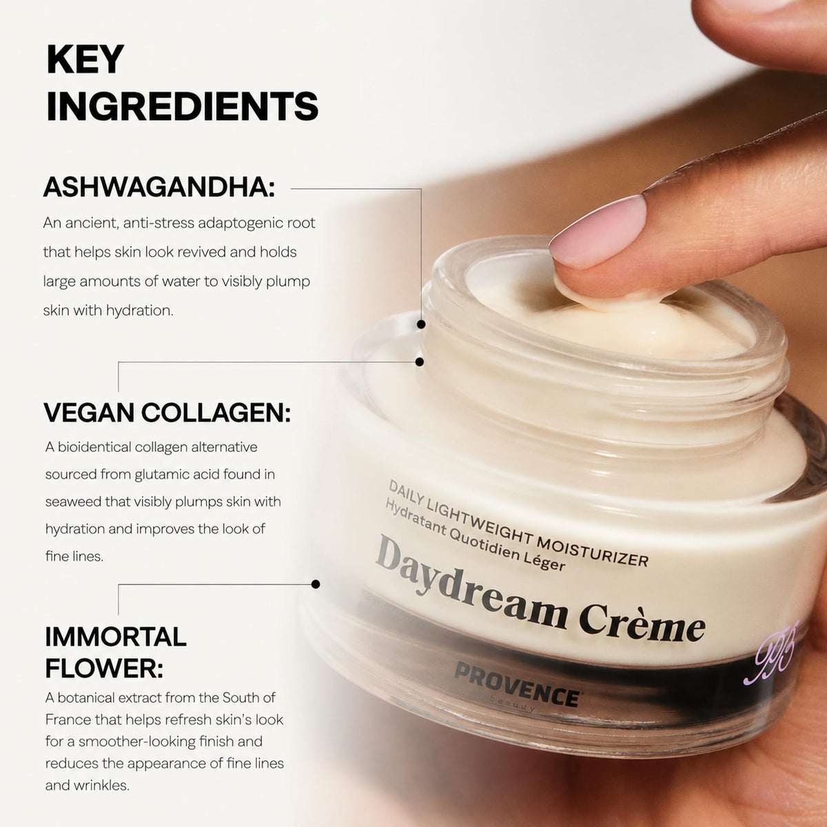 Provence Beauty Daydream Cr me Lightweight Face Moisturizer - Provence Beauty Official Imagery - 5