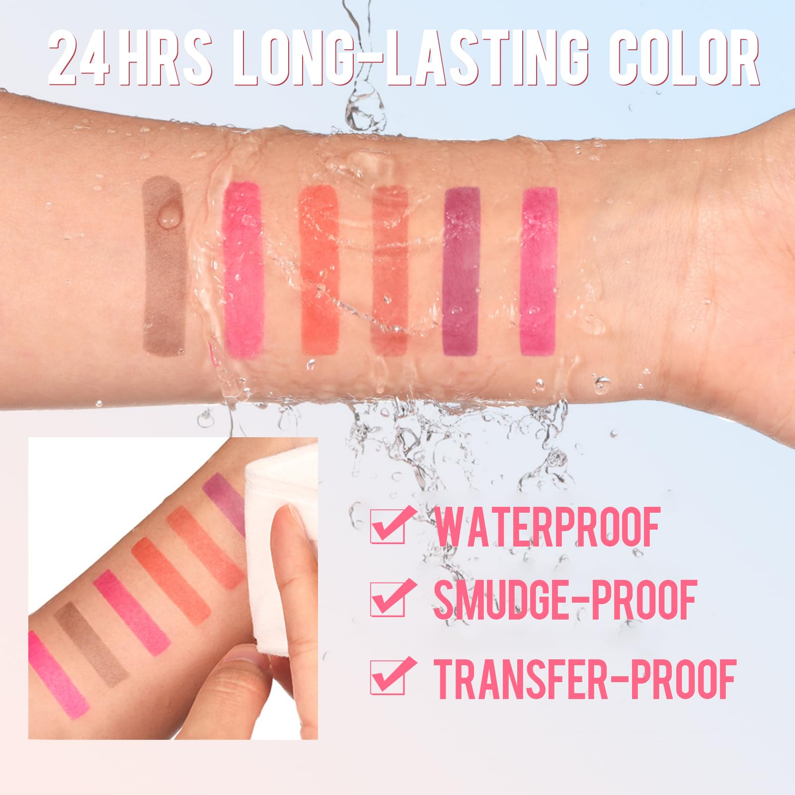 Vevivia Beauty Lip Stain - Lip Liner Stain, Long Lasting Peel Off Lip - View 6