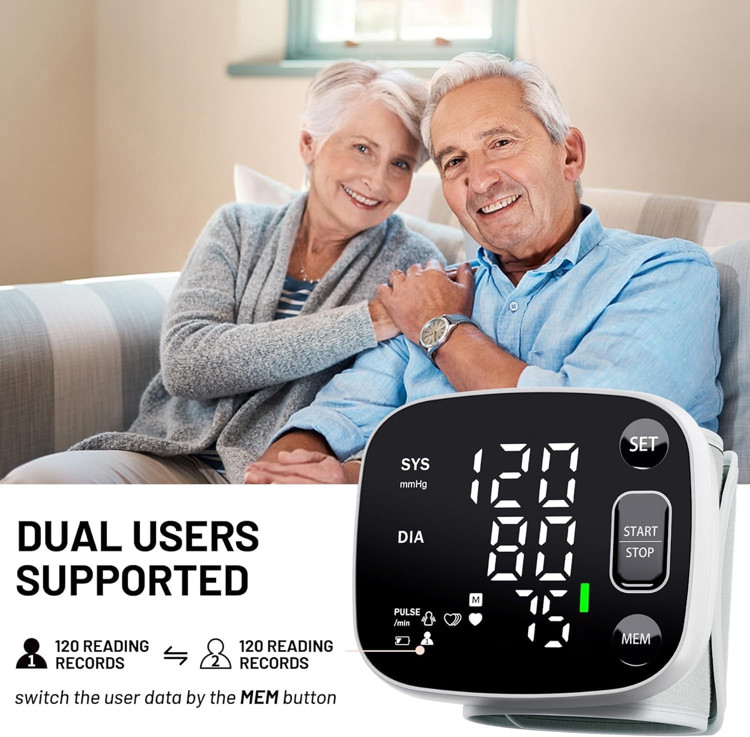 Oklar Wrist Blood Pressure Monitor – FDA Cleared