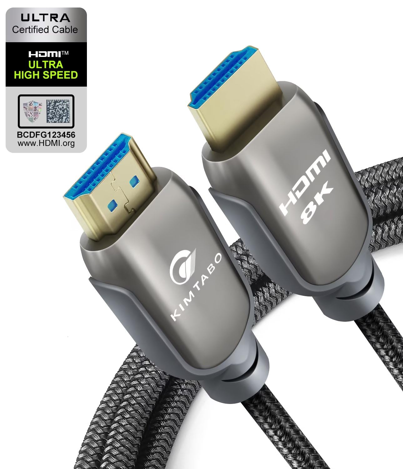 KIMTABO 25 ft HDMI Cable 4K, High Speed Long HDMI Cables Support by KIMTABO - Angle View 9