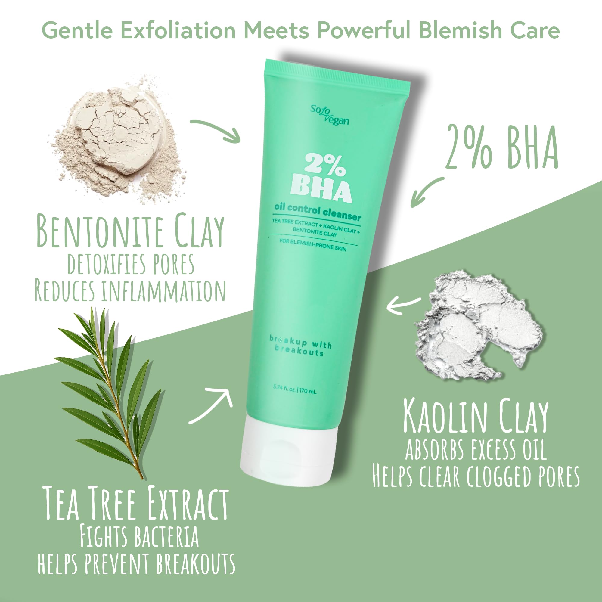 SoloVegan BHA Gel Cleanser - SoloVegan