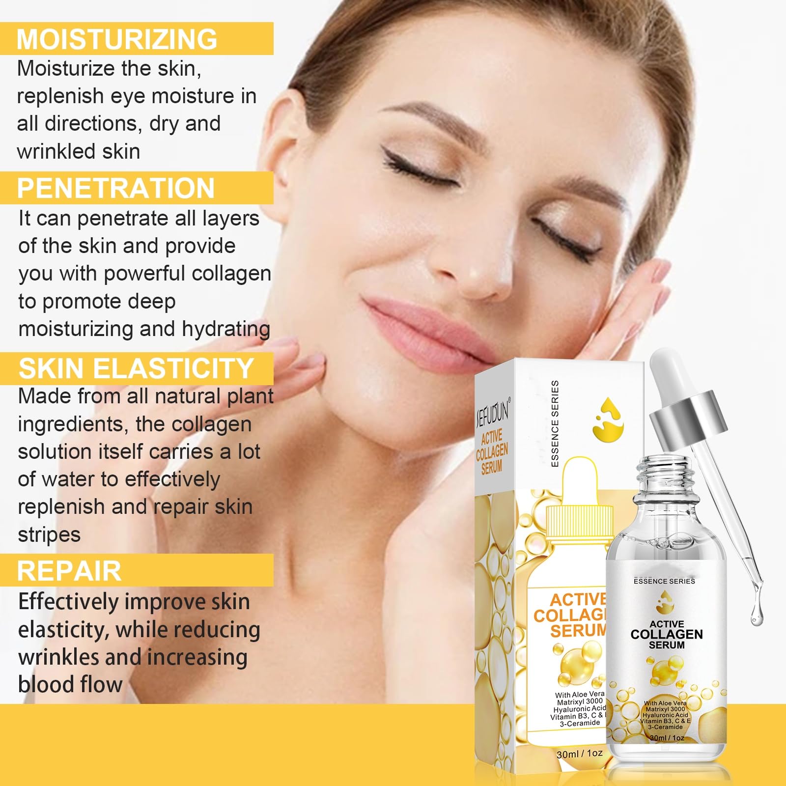 SHIFAKOU Active Collagen Serum - Natural & Organic Anti Aging Collagen - SHIFAKOU Official Product View 5