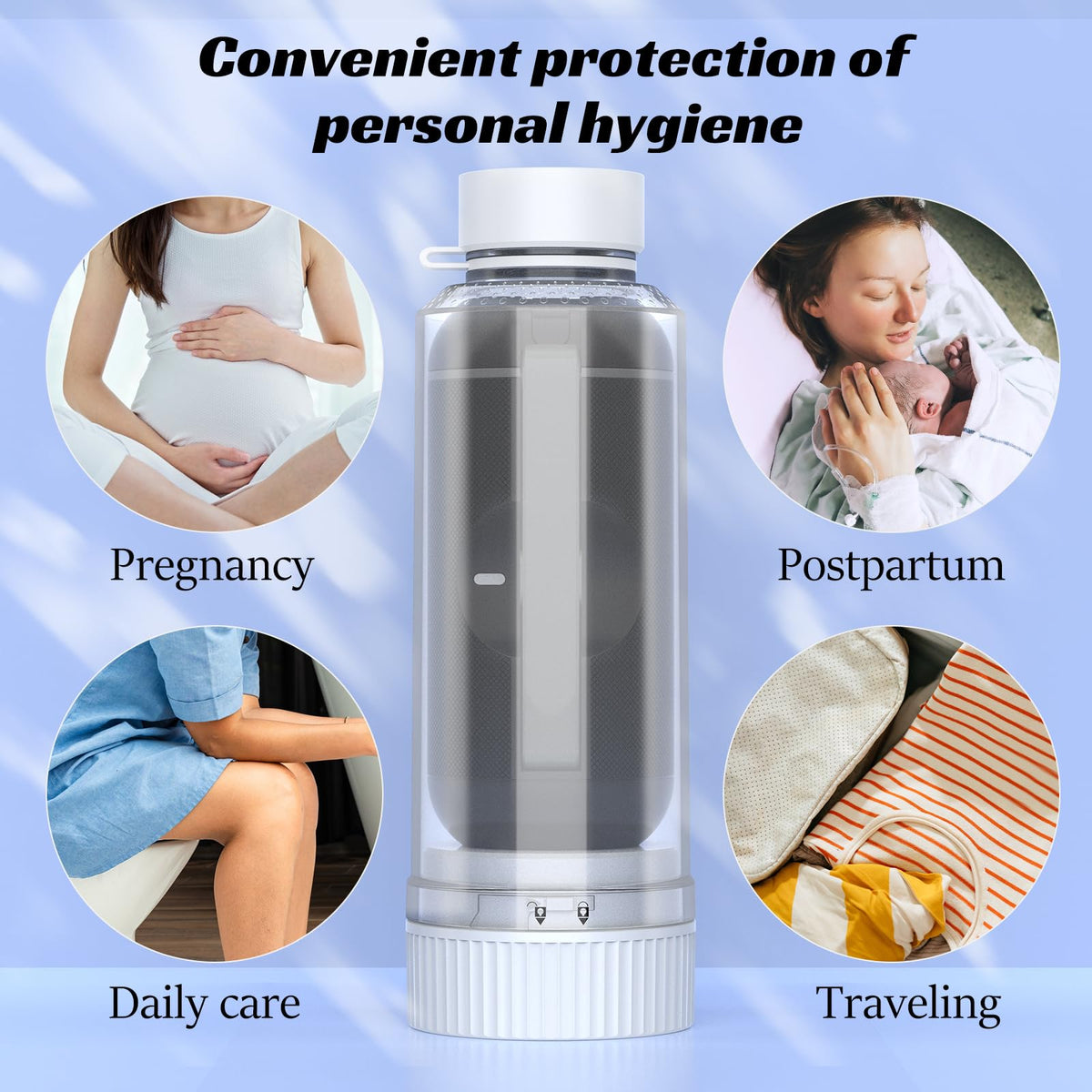 Portable Bidet for Travel Rechargeable Waterproof Sprayer - VITCOCO Official Imagery - 6