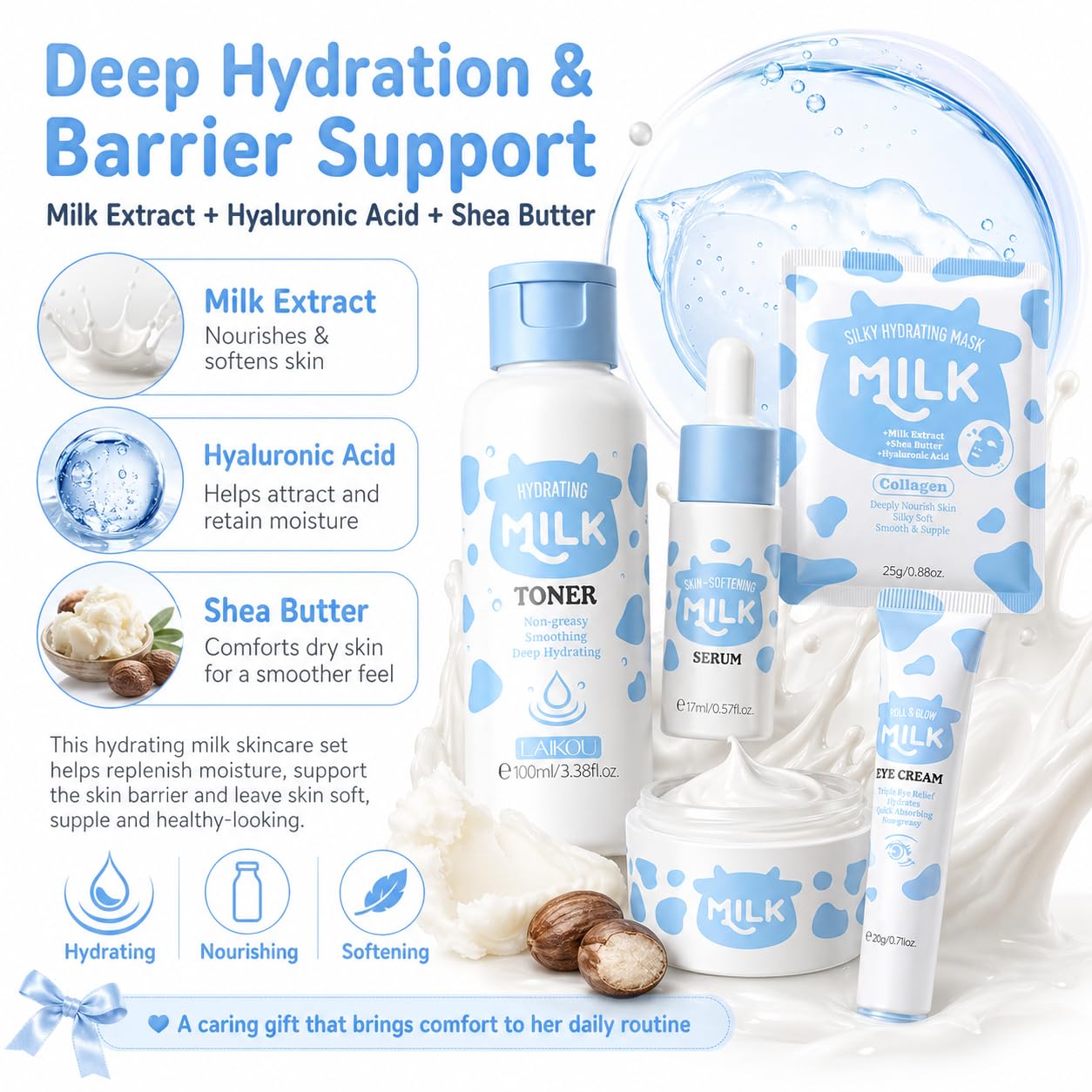 Milk Skincare Set For Women &amp; Girls, Hydrating Milk Skin - MrCuvaryas