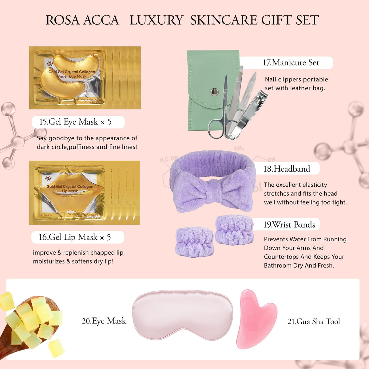 42 Pcs Mother s Day Gifts Super Fruit Bath and Body Spa Gift - RA ROSA ACCA Official Imagery - 6