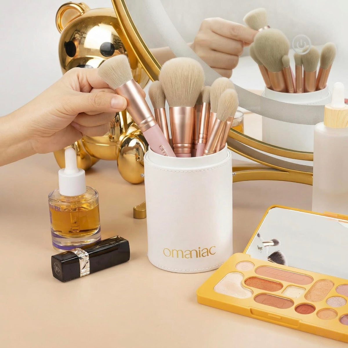 20Pcs Makeup Brush Set Professional - OMANIAC Official Imagery - 3