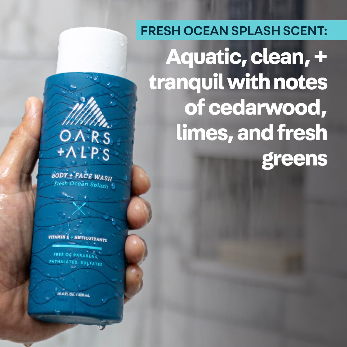 Oars Alps Mens Body Face Wash Moisturizing Body Wash 3pk 13 - Oars + Alps Official Imagery - 8